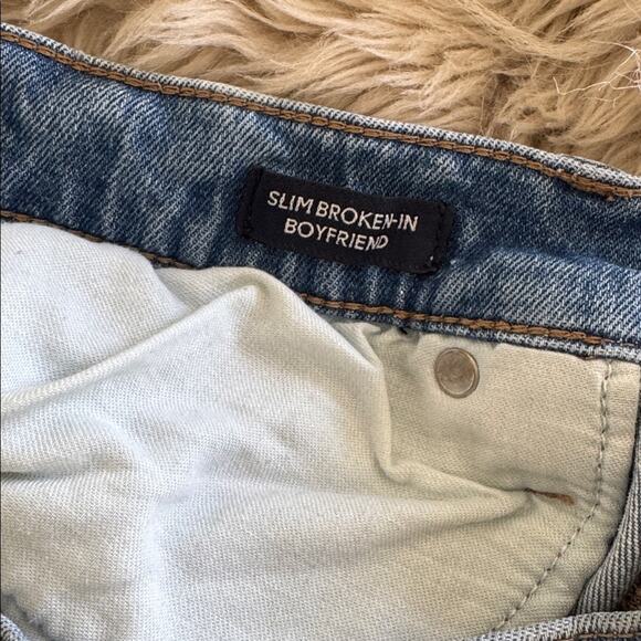 J.Crew Slim Broken-In Boyfriend Jeans Distressed Size 25 Light Blue - Picture 7 of 8